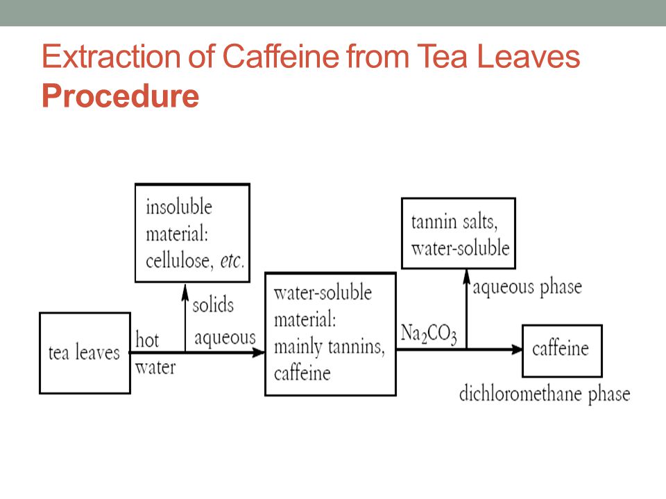extraction of caffeine from tea project